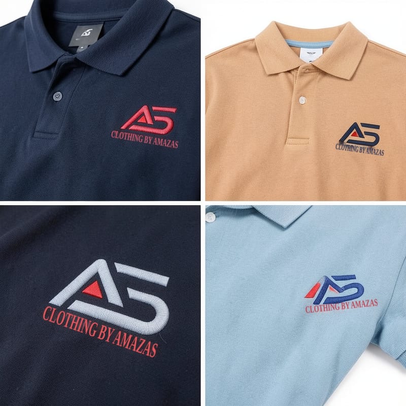 Custom polo shirts manufactured with private label branding